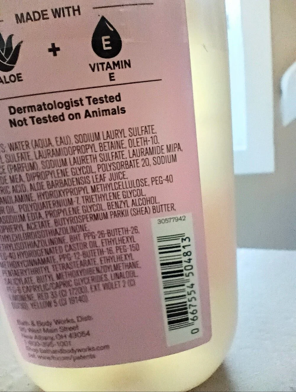 B&BW Berry Waffle Cone Shower Gel Bottle